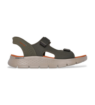 Skechers Sandali slip-in Go Wlak Flex SD Easy Entry TR verde oliva