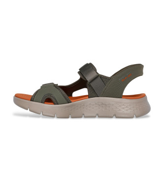 Skechers Sandali slip-in Go Wlak Flex SD Easy Entry TR verde oliva