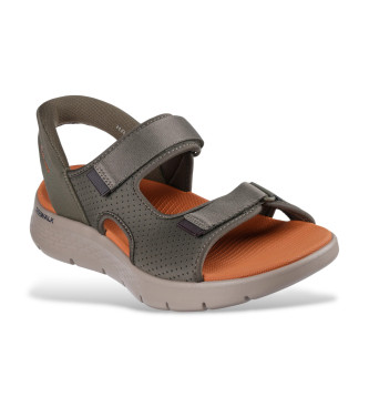 Skechers Sandali slip-in Go Wlak Flex SD Easy Entry TR verde oliva