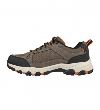 Skechers Sapato de couro Selmen - Cormack cinzento