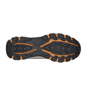 Skechers Sapato de couro Selmen - Cormack cinzento