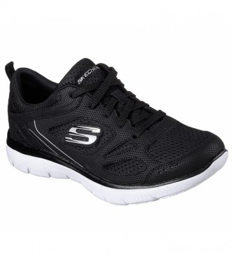 skechers blanco con negro