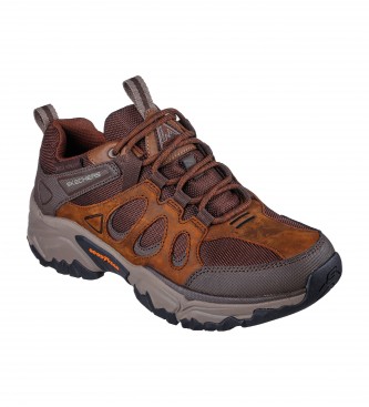 Skechers Terraform leather sneakers - Selvin brown
