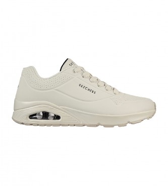 Skechers Trainers Uno - Stand On Air blanc cassé