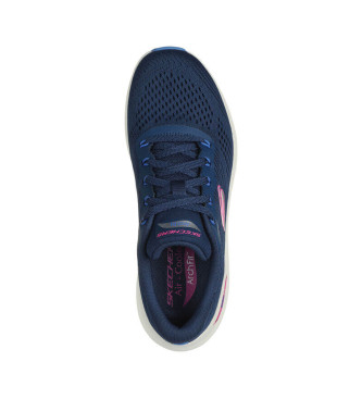 Skechers Sneakers blu Arch Fit 2.0 Big League - Altezza plateau 4,5 cm