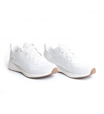 Skechers Trainers Bobs Squad blanc 