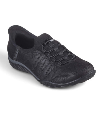 Skechers Breathe Easy Home Body črni copati