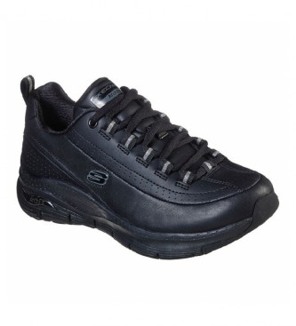Skechers Arch Fit Citi Drive leather sneakers black