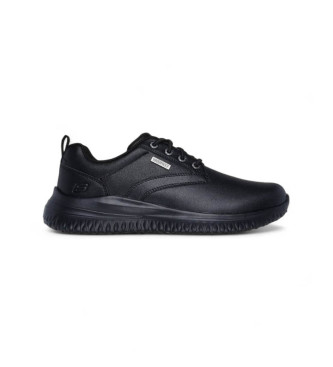 Skechers Lderskor Delson 3.0 Glavine svart