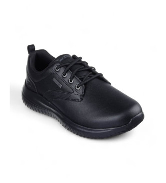 Skechers Lderskor Delson 3.0 Glavine svart