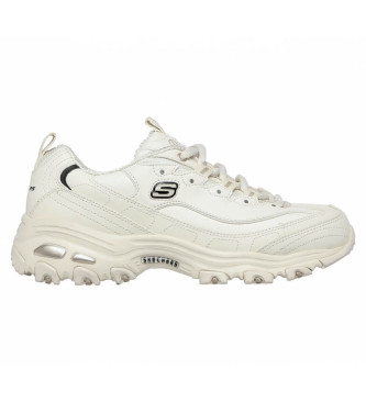 Skechers Zapatillas de piel D'Lites Fresh Start blanco roto