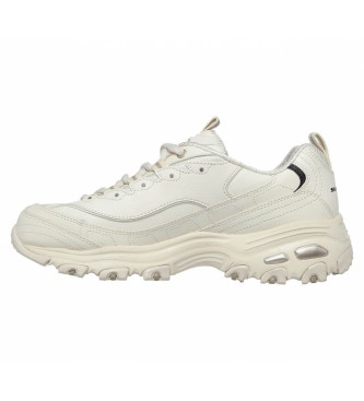 Skechers Zapatillas de piel D'Lites Fresh Start blanco roto