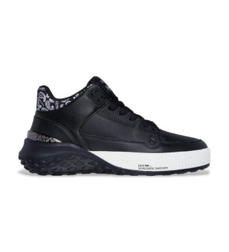 Skechers Zapatillas de Piel Snoop Dogg Sizzle Buckets OG negro