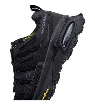 Skechers Zapatillas de piel Skech-Air Envoy negro