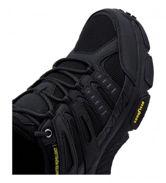 Skechers Zapatillas de piel Skech-Air Envoy negro