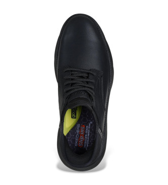 Skechers Garza Gervin Slip-ins Leather Slippers Gervin black