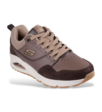Skechers Leren sneakers Uno Retro One bruin