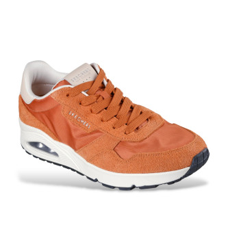 Skechers Leren sneakers Uno Vintage Dayz oranje