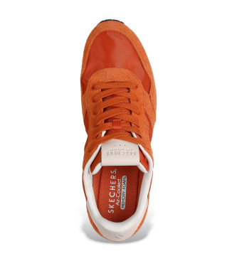Skechers Leren sneakers Uno Vintage Dayz oranje