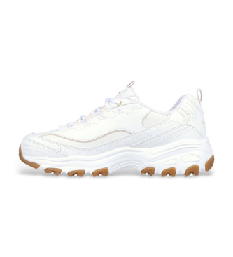 Skechers D'Lites hvide kondisko