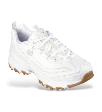 Skechers D'Lites hvide kondisko
