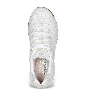 Skechers D'Lites hvide kondisko