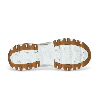 Skechers D'Lites hvide kondisko