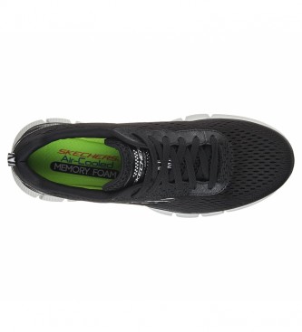 Skechers Equalizer 2.0 règle les chaussures Score Shoes noir blanc