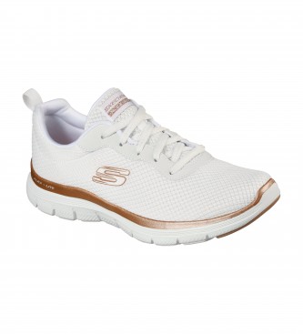 Skechers Flex Appeal 4.0 Brilhante Ver Sapatos brancos