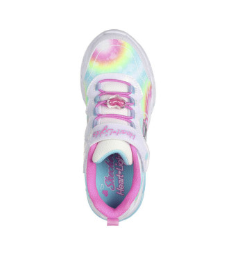 Skechers Sneakers con luci a cuore svolazzanti multicolori