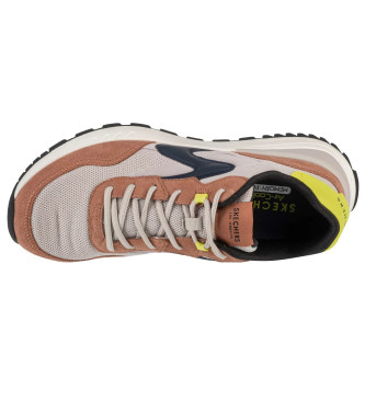 Skechers Sneaker Fury Lace Low di colore marrone 