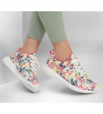 Skechers JGoldcrown Sneakers: BOBS Sport Squad - Starry Love multicolour, hvid