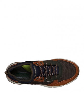 skechers relaxed fit marron