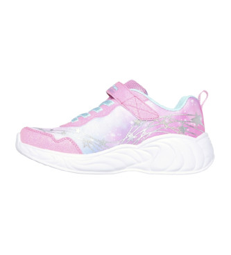 Skechers Čevlji S-Lights S-Shoes: Unicorn Dreams Wishful Magic turkizna, roza