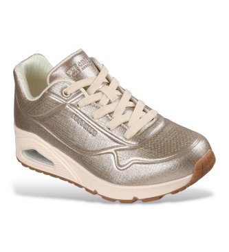 Skechers Sapatos Brilhantes Ouro brilhante
