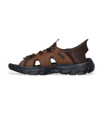 Skechers Revolted Merrick Braun Schnrschuhe