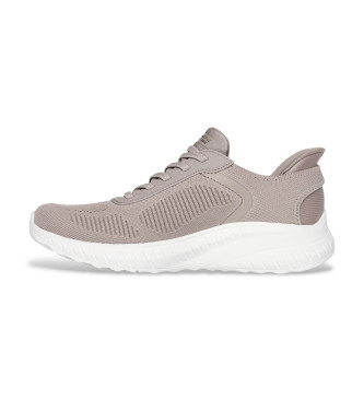Skechers Slip-Ins Bobs Sport Squad Chaos beige Turnschuhe