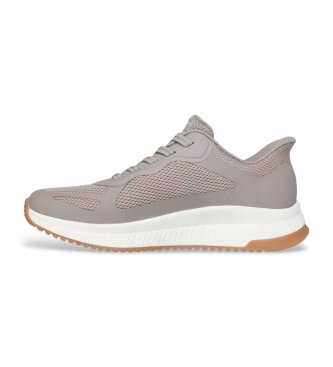 Skechers Trainers Slip-ins Bobs Squad 4 Staple Look taupe