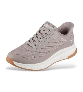 Skechers Trainers Slip-ins Bobs Squad 4 Staple Look taupe