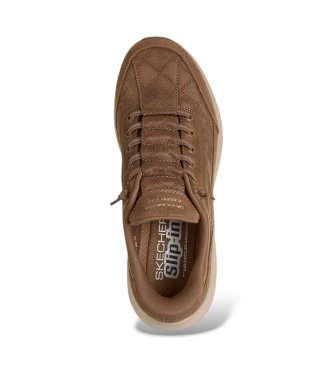 Skechers Sneakers Slip-Ins: Contour Foam - Cozy Fit Natural Ease marrone chiaro