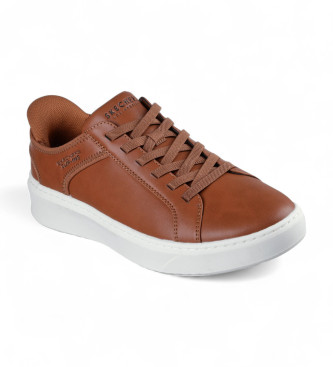 Skechers Zapatillas Slip-ins Court Break Double Vented marrn