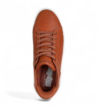 Skechers Zapatillas Slip-ins Court Break Double Vented marrn