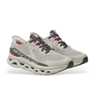 Skechers Slip-ins Glide Step Altus grijze pantoffels