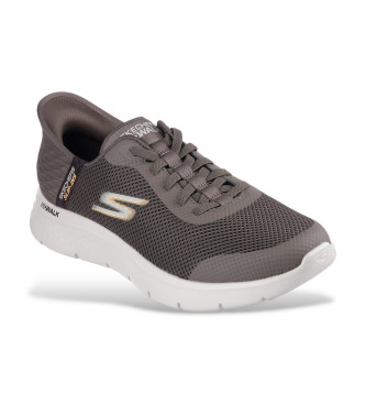 Skechers Slip-ins Go Walk Flex Hands Up Slippers castanho