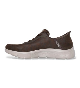 Skechers Baskets Slip-Ins : GO WALK Flex - Smooth Motion marron