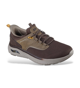 Skechers Slip-ins Relaxed Fit Chinelos Arch Fit Crosser Chozen castanho