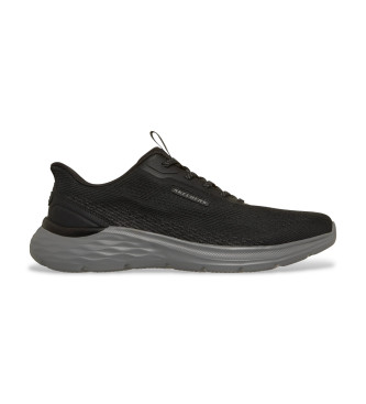 Skechers Chinelos de dedo Relaxed Fit Chinelos Garner Ellis preto