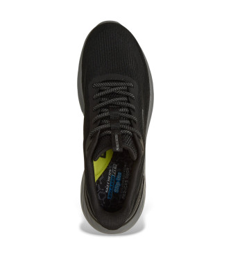 Skechers Chinelos de dedo Relaxed Fit Chinelos Garner Ellis preto
