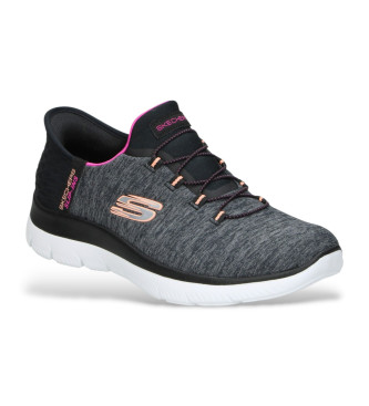 Skechers Scarpe da ginnastica slip-in Summits Dazzling Haze nere