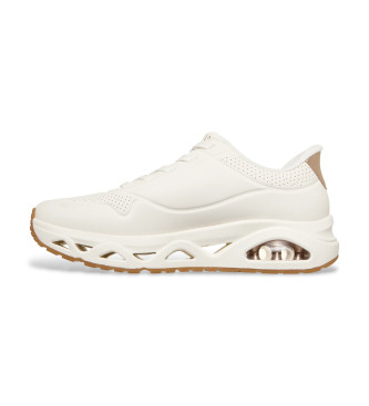Skechers Slip-ins Uno Glide Step Glide On Air witte pantoffels
